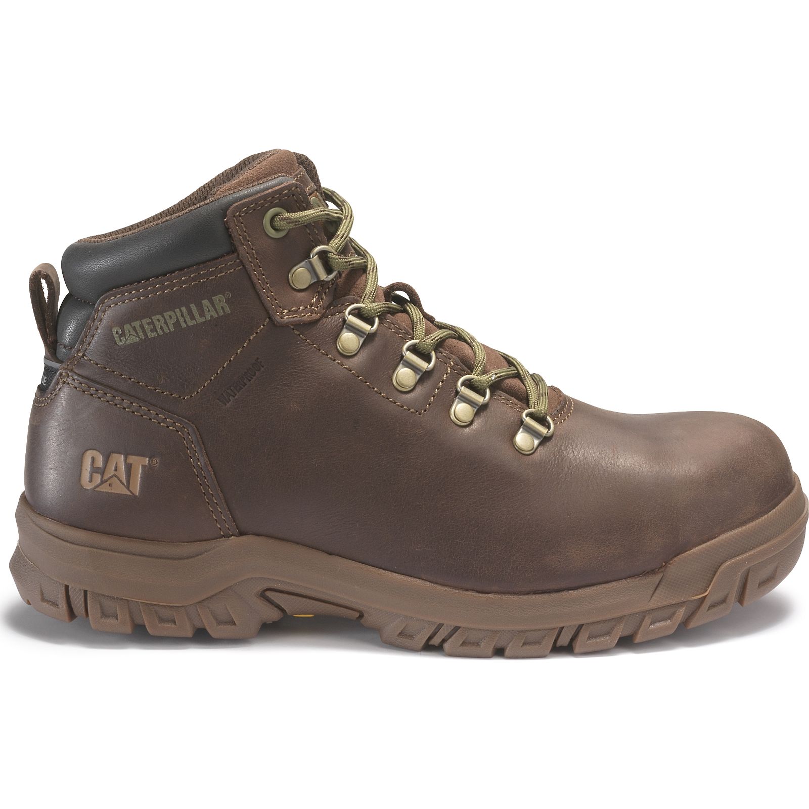 Caterpillar Women's Mae Steel Toe S3 Hro Wr Sra Work Boots Brown CAT-76201